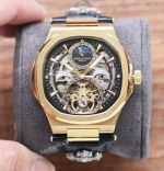 Best Quality Replica Patek Philippe Nautilus Yellow Gold watches in Moon phase